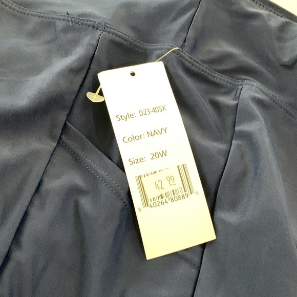 Del RAYA Women's Navy Blue Swim Shorts - Picture 4 of 4